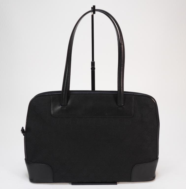 Gucci GG Black Canvas Handbag (1 of 7)