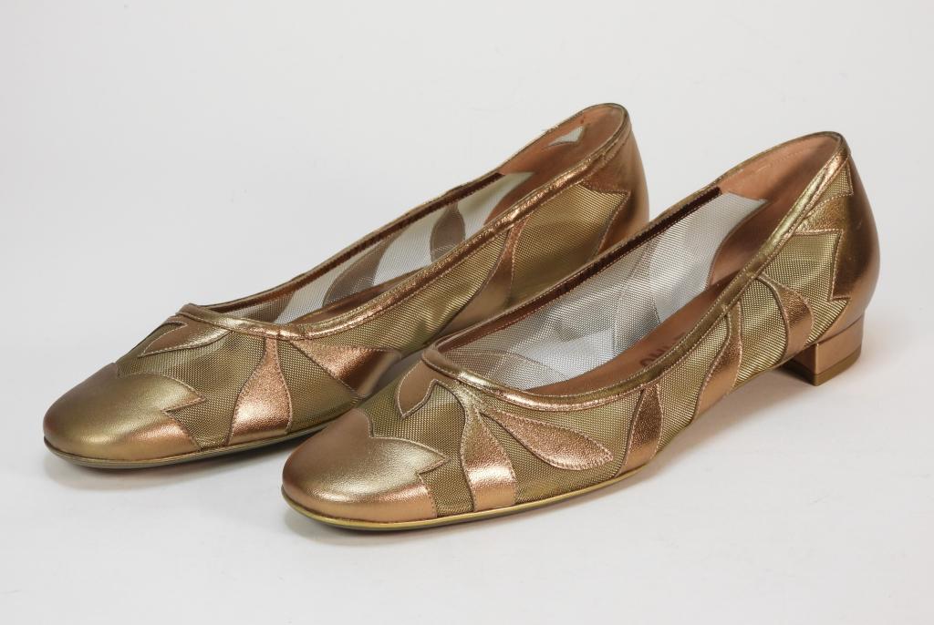 Salvatore Ferragamo THE Leather & Mesh Shoes 10.5 (1 of 6)