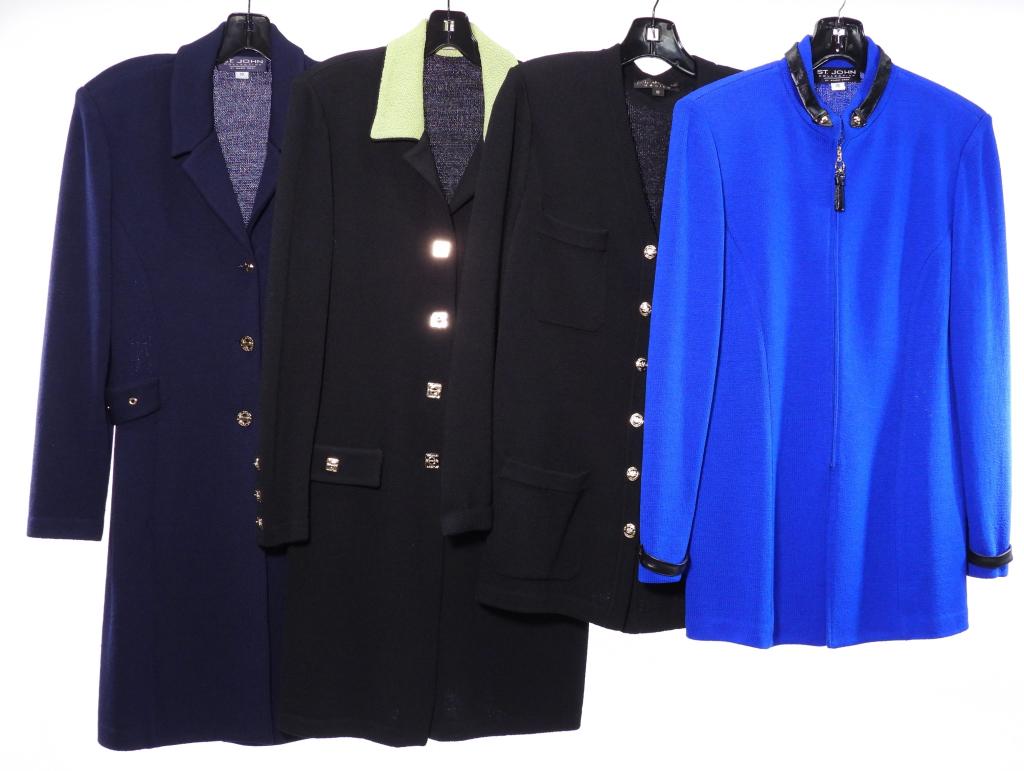 4PC St. John Knit Blazers & Jackets size 10 (1 of 12)