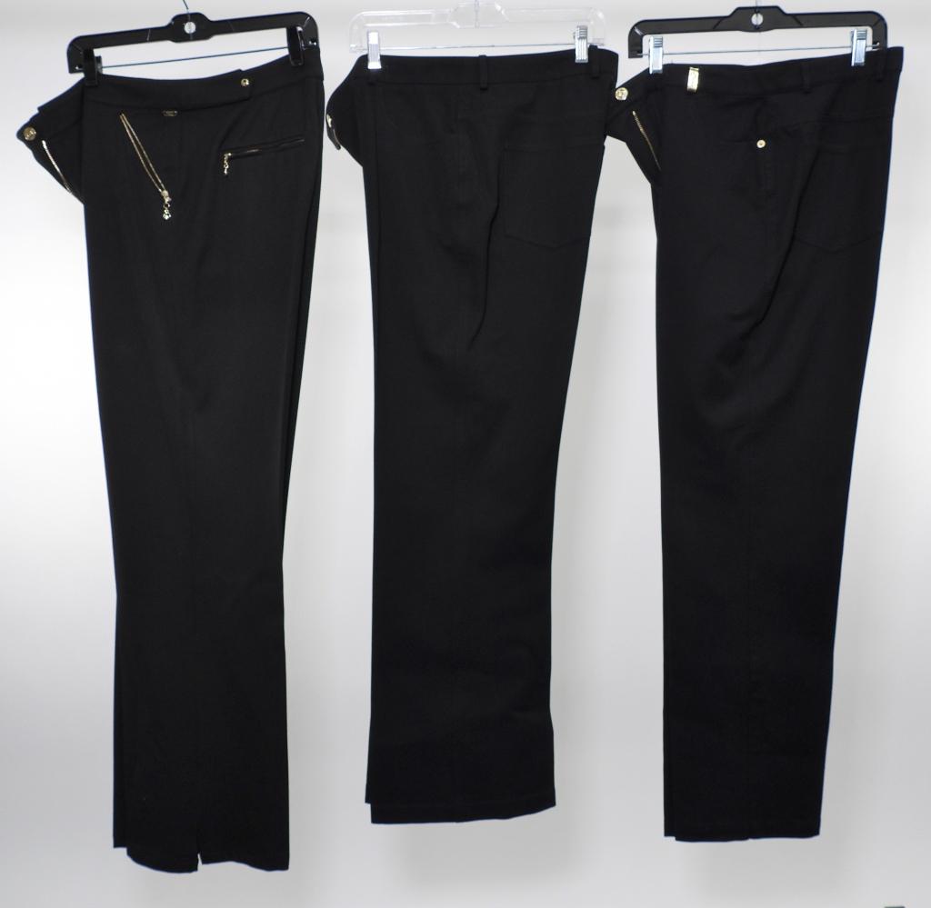 3PC St. John Sport Black Slacks size 12 (1 of 11)