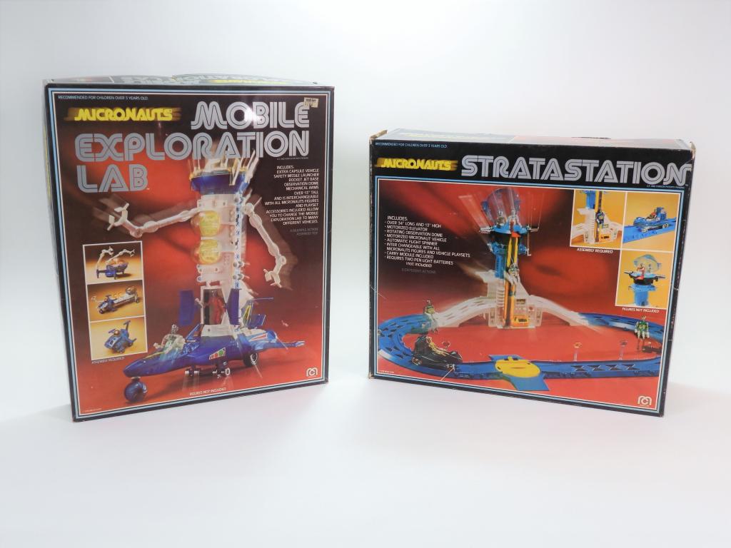 2PC 1976 Mego Micronauts M.E.L. Stratastation MIB (1 of 6)