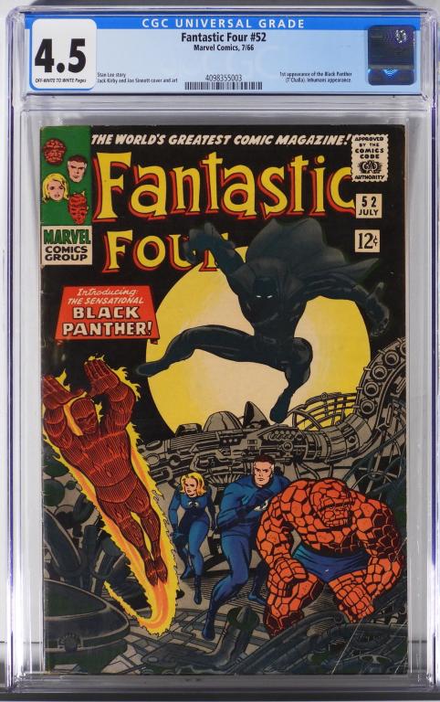 Marvel Comics Fantastic Four #52 CGC 4.5 (1 of 2)