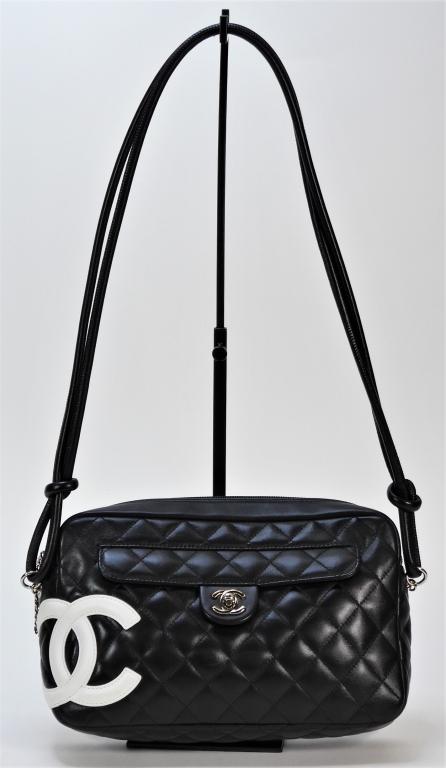 Chanel Quilted CC Black Leather Shoulder Bag (1 of 6)