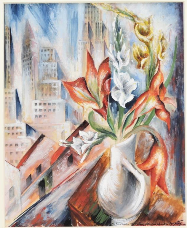 Moshe Matusovski Botanical Still Life Painting (1 of 6)