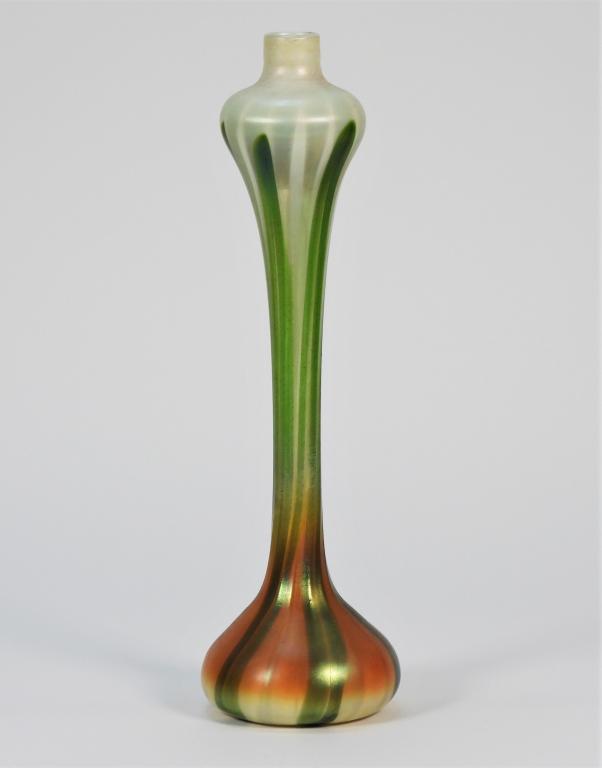 Tiffany Pulled Feather Favrile Glass Vase (as-is) (1 of 10)
