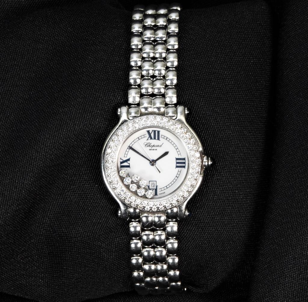 Chopard Diamond & Sapphire Wrist Watch (1 of 6)