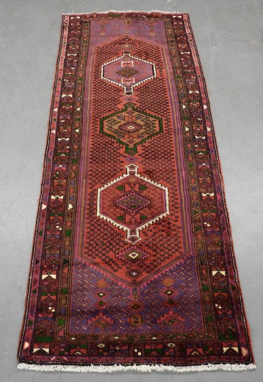 Middle Eastern Geometric Carpet Rug Runner (1 of 7)