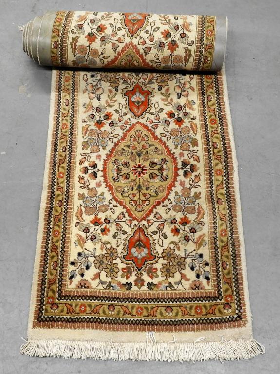 Middle Eastern Botanical Carpet Rug Runner (1 of 7)