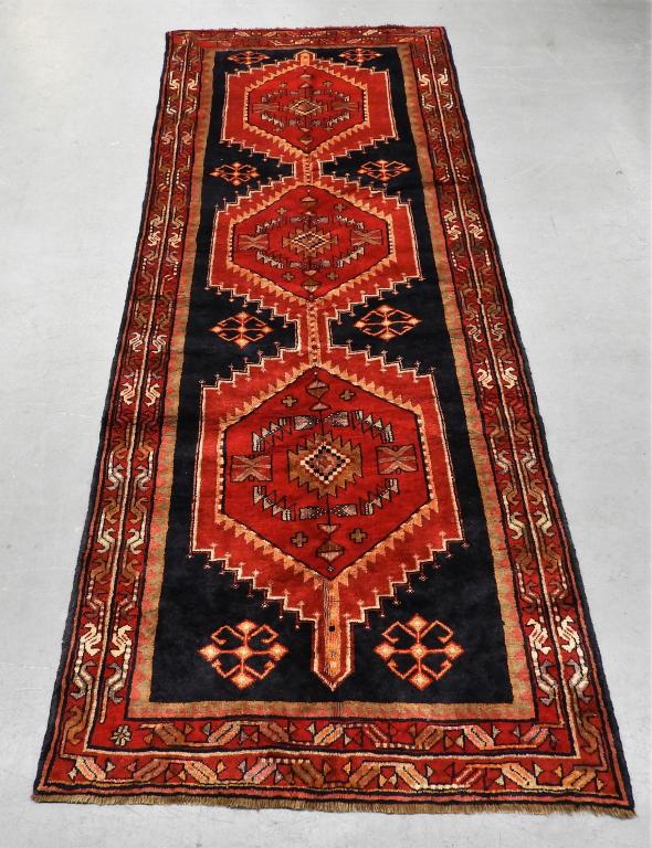 Middle Eastern Geometric Carpet Rug Runner (1 of 5)