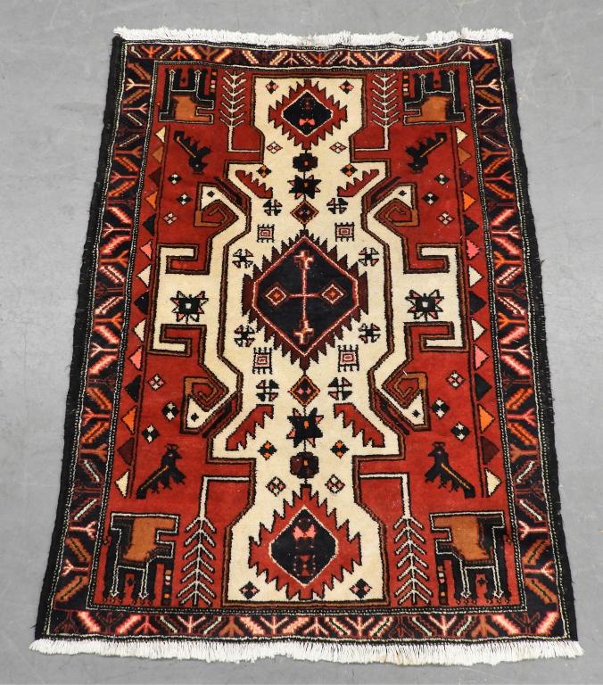 Middle Eastern Geometric Rug Carpet (1 of 4)