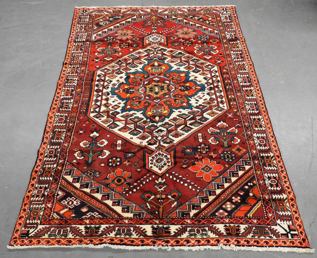 Bakhtiari Geometric Carpet Rug (1 of 7)