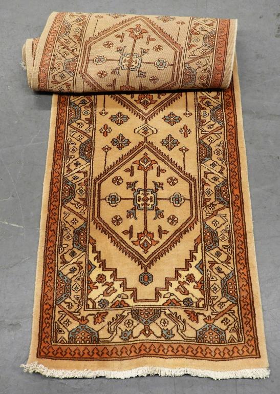 Middle Eastern Botanical Carpet Rug Runner (1 of 6)