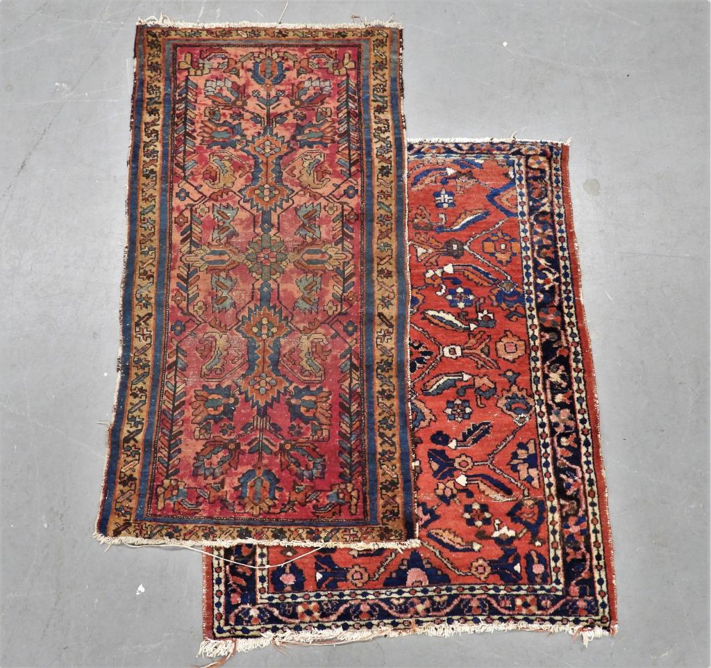 2PC Middle Eastern Botanical Carpet Rugs (1 of 10)