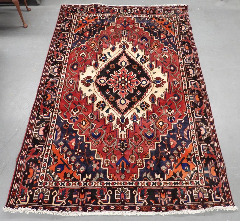 Persian Geometric Floral Carpet Rug (1 of 8)