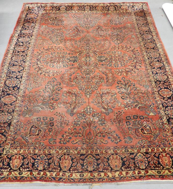 C1920 Sarouk Botanical Rug (1 of 12)