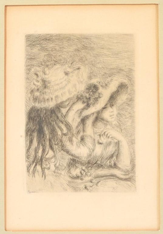 Renoir Chapeau Epingle Etching (1 of 6)