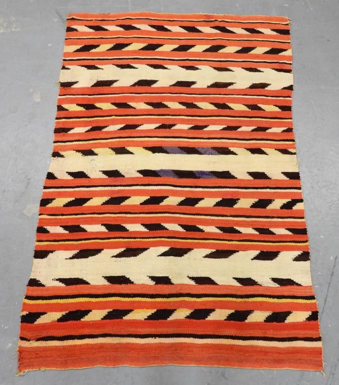 Native American Navajo Banded Transitional Blanket (1 of 10)