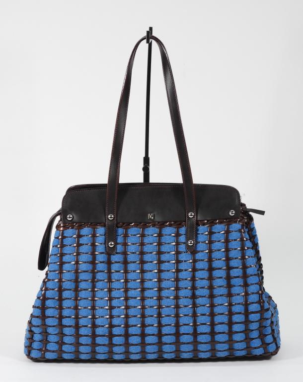 Lambertson Truex Leather & Textile Bag (1 of 6)