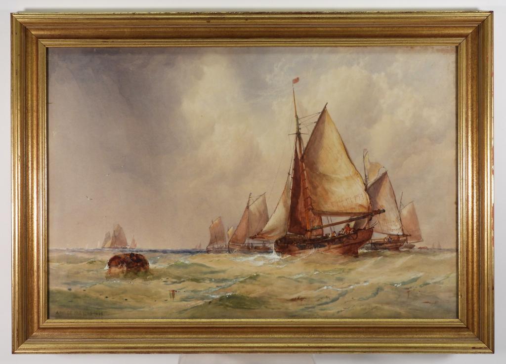 Arthur Wilde Parsons Ship Maritime WC Painting (1 of 12)