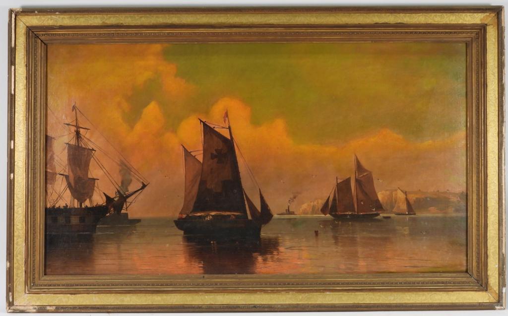 F.N. White Maritime Ship Painting (1 of 7)