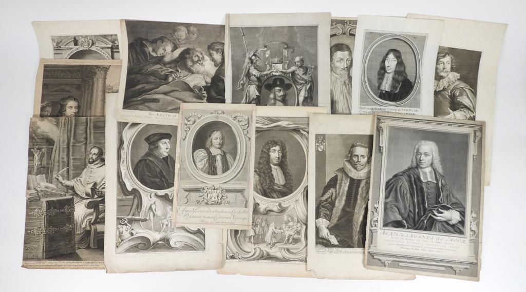 14PC Collection of 17C-18C Etchings (1 of 12)
