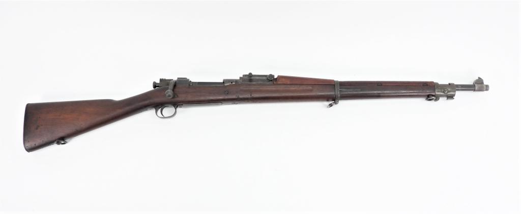 U.S. Springfield 1903 Bolt-action Rifle: United States C. 1917 .30-06 caliber, serial number 648888, walnut stock, blued finish, marked on the receiver ring "U.S./SPRINGFIELD/ARMORY./MODEL 1903.", and the barrel marked near the muzzle with a