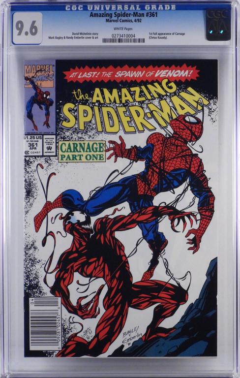 Marvel Comics Amazing Spider-Man #361 CGC 9.6 News (1 of 2)