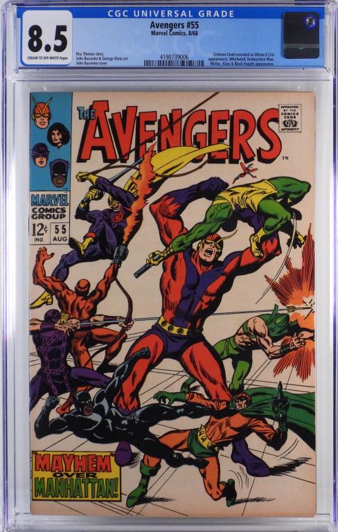 Marvel Comics Avengers #55 CGC 8.5 (1 of 2)