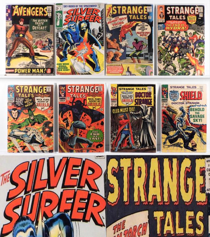 8PC Marvel Avengers Strange Tales Silver Surfer (1 of 2)