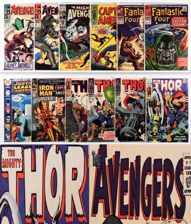 12PC Marvel DC Avengers Fantastic Four JLA Group (1 of 3)