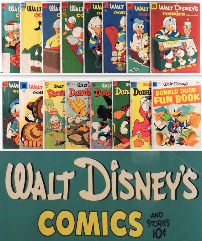 16PC Dell Publishing Golden Age Disney Comic Group (1 of 4)