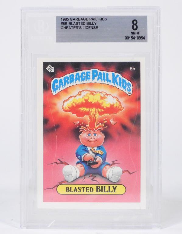 1985 Topps Garbage Pail Kids Blasted Billy BGS 8 (1 of 2)