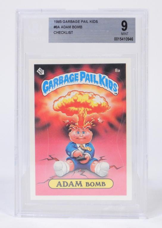 1985 Topps Garbage Pail Kids Adam Bomb BGS 9 (1 of 2)