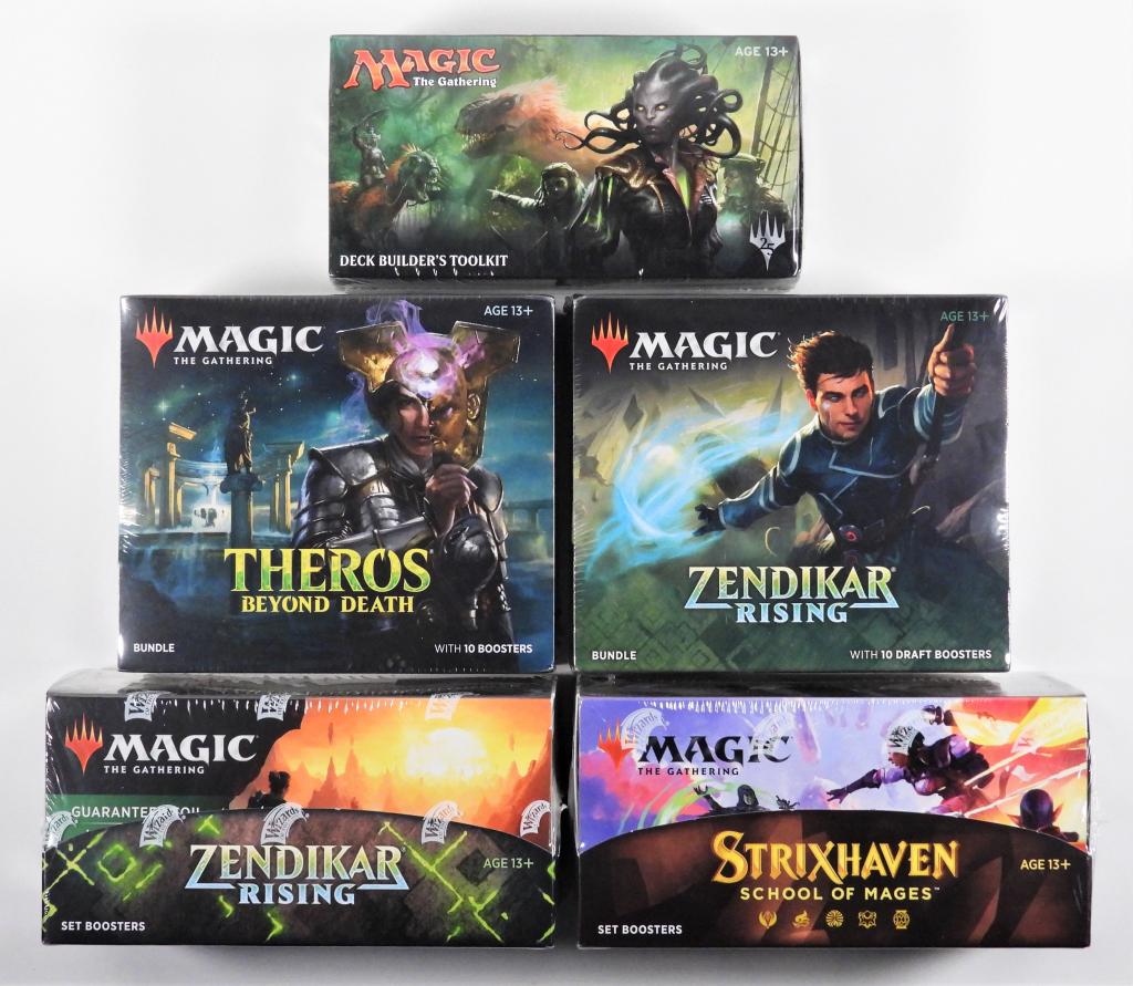 5PC MTG Ixalan Theros Zendikar Sealed Box Group (1 of 4)