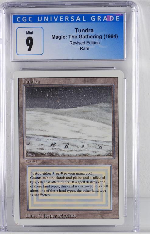 1994 Magic The Gathering Revised Tundra CGC 9 (1 of 2)