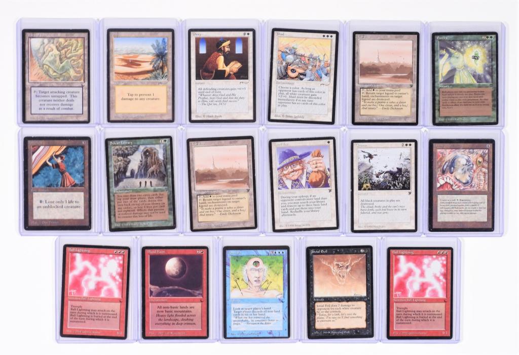 17 MTG Beta Arabian Nights Legends Dark Key Cards (1 of 5)