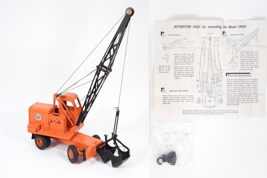 Doepke Model Toys Unit Crane Pressed Steel Toy MIB (1 of 12)