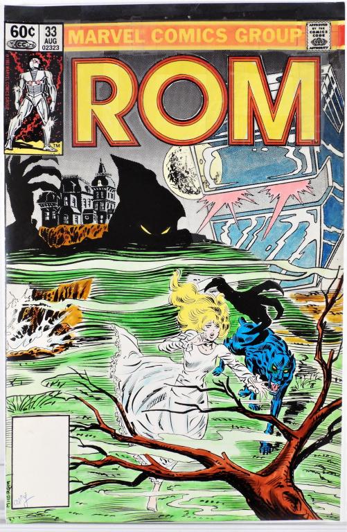 Marvel Comics Rom #33 Cover Color Guide Art (1 of 4)