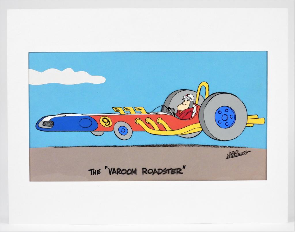 1968 Wacky Races Varoom Roadster Animation Cel (1 of 7)
