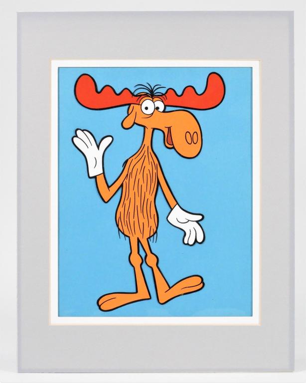 ABC Network Rocky and Bullwinkle Animation Cel (1 of 6)