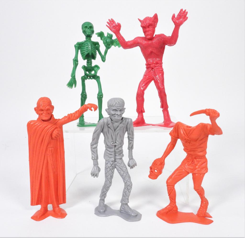 Rare 1960's MPC Plastic 5" Movie Monster Figures (1 of 10)