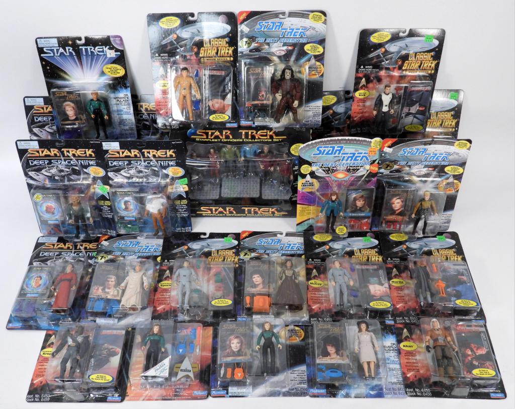 24PC Playmates Star Trek MOSC Action Figure Group (1 of 13)