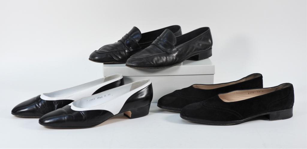 3 Silvia Fiorentina Leather & Suede Shoes sz 10 (1 of 5)