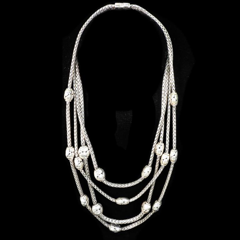 John Hardy Sterling Silver Chain Necklace (1 of 8)
