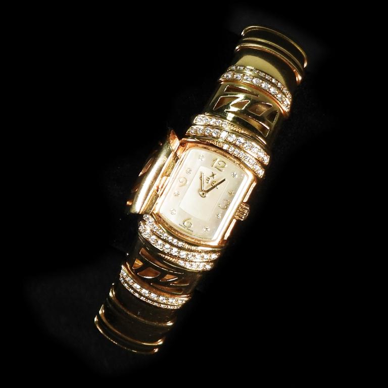 18K Gold & Diamond Ebel Shanta Watch (1 of 12)