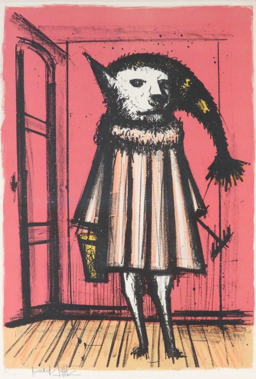 Bernard Buffet Figural Dog Lithograph (1 of 8)