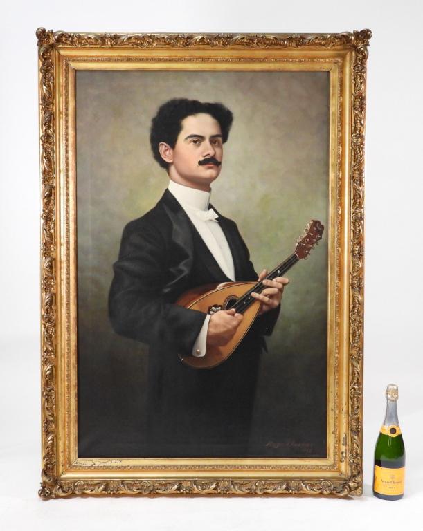 Hugo Possner Musician Portrait Painting (1 of 10)