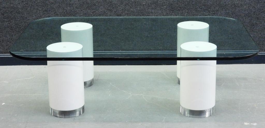 Keller Williams Lucite & Glass Coffee Table (1 of 4)