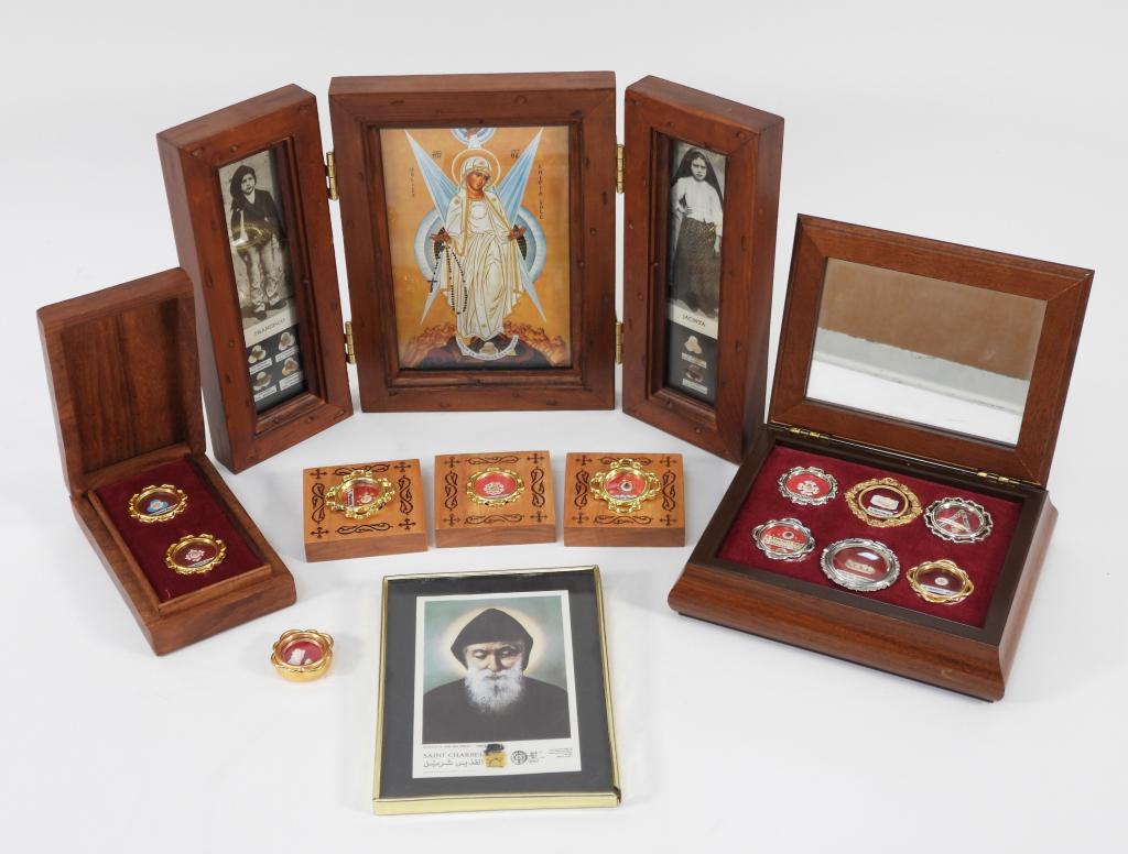 Collection of Religious Saint Relics (1 of 11)