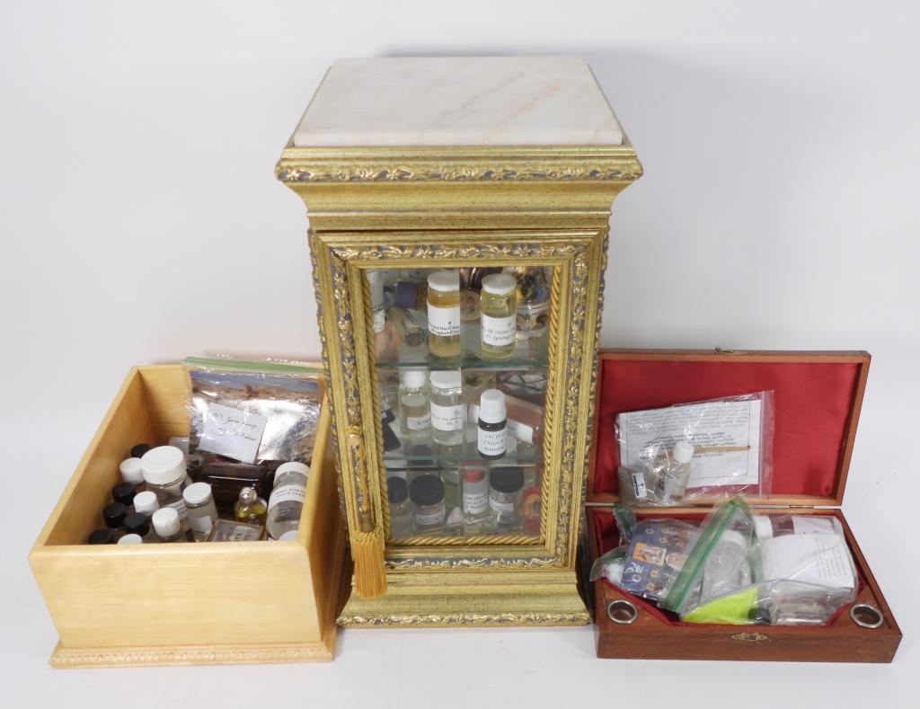 LG Collection of Anointing Oils & Holy Water (1 of 12)